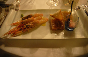 I crudi adriatici e il crudo della tradizione orientale con 'I tre crudi di pesce e il Sushi e Sashimi'